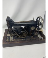 Vintage Singer Sewing Machine with Carrying Case/parts - £157.31 GBP