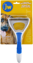 JW GripSoft Dog Deshedding Tool With Stainless Steel Blades - £17.55 GBP