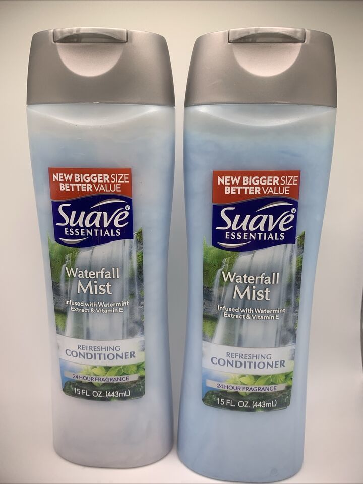 Suave Essentials Refreshing Conditioner "Waterfall Mist" 15oz. Lot of 2 - $22.33