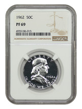 1962 50C NGC PR69 - £239.58 GBP
