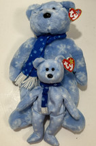 TY Beanie Buddy & Baby  Beanie 1999 Holiday Teddy - Set of 2 - $17.54