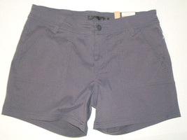 Womens 12 PrAna New NWT Gray Hike Shorts Pockets Trail Organic Olivia 7&quot; UPF 50+ - £76.80 GBP