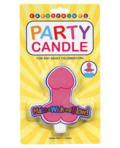 Make A Wish &amp; Blow Penis Party Candle - £11.18 GBP