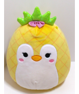 Squishmallows Piper The Penguin Pineapple Kellytoy Squishy Stuffed Plush... - $8.95