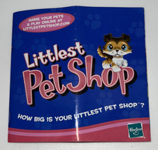 Littlest Pet Shop 2006 Long Checklist Insert Lps Folded Creased 4”X 24” - £7.55 GBP