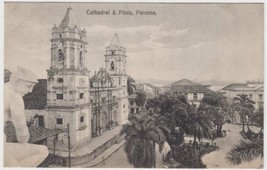 Cathedral Plaza Panama Postcard 1911 Kingfisher Oklahoma OK - £2.39 GBP