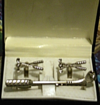 Men&#39;s Cufflinks &amp; Tie Clasp set (Golf club Set) - $8.70