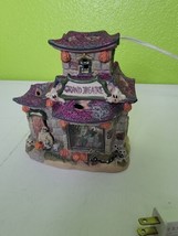 Spookyside Estates by Lemax Spooky Town Lighted Building Grand Theater Vtg Decor - £79.60 GBP