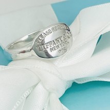 Size 6.5 Please Return to Tiffany &amp; Co Oval Signet Ring in Sterling Silver - $275.00