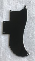 Fits Gibson SG 61 Reissue Guitar Pickguard Scratch Plate,5 Ply Black - £13.39 GBP