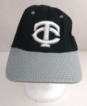 MLB Minnesota Twins Unisex Embroidered Fitted Baseball Cap Size 7 3/4 - £9.89 GBP