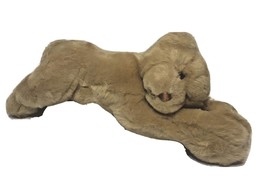 Vintage MARY MEYER Plush Bear 1999 Brown Stuffed Animal Sleeping  - £9.88 GBP