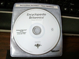 Encyclopedia Britannica Ready Reference 2001 PC Disc Windows &amp; Mac Great... - £21.13 GBP