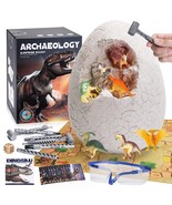 Jumbo Dino Egg Dig Kit, Dinosaur Eggs Toys With 12 Different Dinosaur To... - £38.04 GBP
