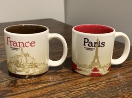 Starbucks Paris France 2017 Demitasse Espresso cappuccino Cups 3 oz Lot ... - $38.79