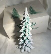 Department 56 Village Accessories Wintergreen Pines trees  Set of 2 - 1 missing - £5.85 GBP