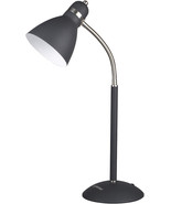 LEPOWER Metal Desk Lamp Adjustable Goose Neck Desktop Matte Black  17&quot; Tall - $38.95