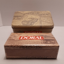 Vintage DORAL Promotional Cigarette Tin and Stick Match Set - £14.21 GBP