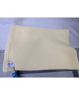 Cozy JE Morgan Yellow Thermal Waffle Weave Baby Blanket USA About 34x30 ... - $26.95