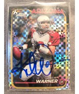 Kurt Warner Signed Football Card Autographed Arizona Cardinals HOF Auto  - $41.16 CAD