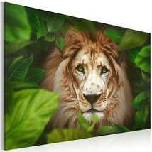 Tiptophomedecor Stretched Canvas Animal Art - Eyes Of The Jungle - Stretched &amp; F - £63.94 GBP+