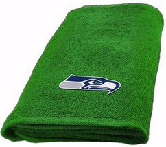 Seattle Seahawks Hand Towel measures 15 x 26 inches - $18.76