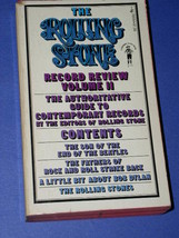 ROLLING STONE RECORD REVIEW VOL. II PAPERBACK BOOK 1974 - £19.80 GBP