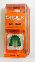 Shock Doctor YOUTH 10 &amp; Under Mouth Guard GEL MAX Green Boil &amp; Bite Late... - $9.89