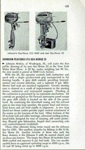 1951 Magazine Photo Johnson Sea-Horse 2 1/2 HP &amp; 25 HP Outboard Motors - £5.63 GBP