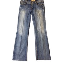 BKE Buckle Womens Size 29  35.5 Wendi Stretch Jeans Blue Vintage Y2K BWX1860 Dis - £13.23 GBP