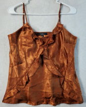 Lulus Cropped Top Womens Size Small Brown Floral Polyester Sleeveless V Neck - £10.81 GBP