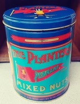 Planters Peanut Pennant Mixed Nut Tin 1989 - £15.73 GBP