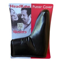 MASTERS GOLF BLACK HEADKASE PUTTER HEADCOVER. - $13.54