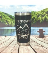 Sleeping Bear Dunes in Michigan Tumbler Water Bottle Military Mug Coffee... - £18.83 GBP