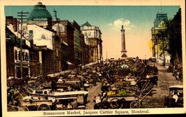 Canada, Montreal, Bonsecours Market, Jacques Cartier Square 1920&#39;s Postcard-BK39 - £3.11 GBP