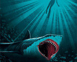 Jaws Sam Mayle Movie Film Regular Sea Blue Poster Giclee Print Art 24x36... - $99.99