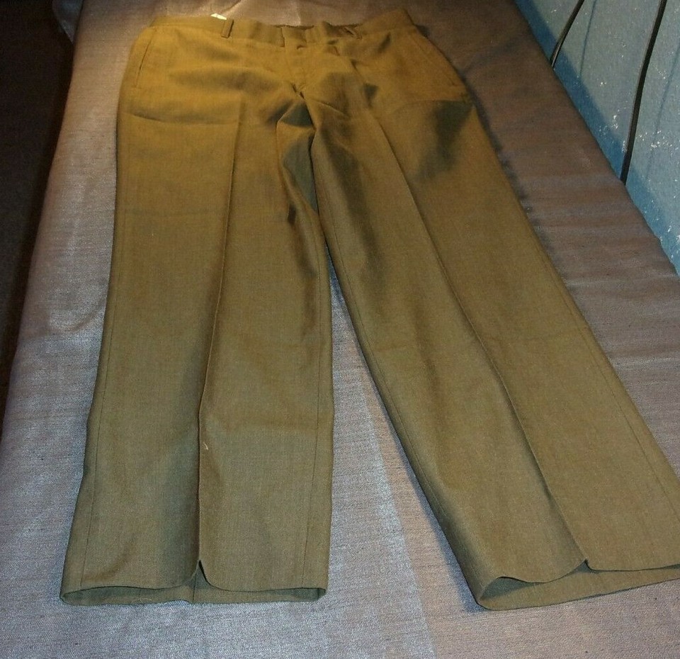 USMC Enlisted Alpha Service Dress Uniform Trousers Pants slacks 32 X 27 ... - $26.77