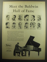 1957 Baldwin Pianos Ad - Meet the Baldwin Hall of Fame (Fifth of a series) - $18.49