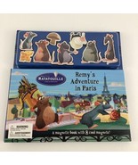 Disney Pixar Ratatouille Magnetic Book Remy&#39;s Adventure In Paris Magnets... - £38.88 GBP