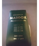 Foust&#39;s Sales and Service Directory Compliments Maddox Production Co. 1989 - $30.00