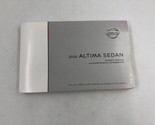 2020 Nissan Altima Sedan Owners Manual Handbook with Case OEM A02B24035 - $26.99