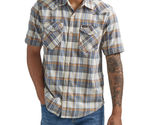 Wrangler Men&#39;s Short Sleeve Cotton Woven Short Sleeve Western Shirt size... - $25.98