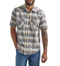 Wrangler Men&#39;s Short Sleeve Cotton Woven Short Sleeve Western Shirt size... - $25.98