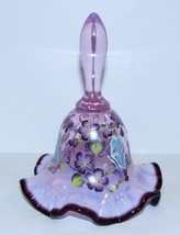 RARE FENTON GLASS FRANCES BURTON LIMITED ED #216/1500 PINK/PLUM OPALESCE... - $183.14