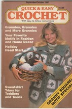 Quick & Easy Crochet Volume II Issue 5 Sep-Oct 1987 crochet patterns - £1.17 GBP