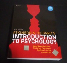 Atkinson &amp; Hilgard&#39;s 16th Edition Introduction To Psychology - £75.04 GBP