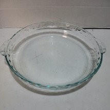 Pyrex 229 Blue Tinted Glass  Deep Dish 9.5&quot; Pie Plate Pan Fluted - £7.31 GBP