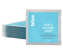 Bliss That&#39;s Incredi-peel Glycolic Resurfacing Pads Fragrance-Free 15.0ea - £53.50 GBP