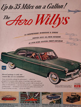 1952 Life Ad Advertisement Aero Willys Automobiles! - $10.80