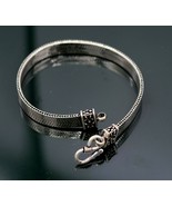 TOP CLASS SOLID ANTIQUE 925 STERLING SILVER GORGEOUS WHEAT CHAIN BRACELE... - €93,40 EUR